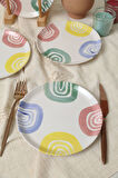 Keramika Etnik Hitit Pasta Tabağı 20 Cm 4 Adet 22550