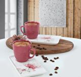 KERAMİKA SET DOGALTAS ATISTIRMALIK 4 PARCA BEYAZ 004-FRAMBUAZ 553 20580 A