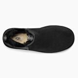 UGG Yuvarlak Burun Orta Topuk Lastikli Soğuk Havaya Dayanıklı Günlük Siyah Klasik Bot Süet