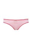 U.S. POLO ASSN. - Kadın Mercan - Pembe -Baskılı 3 lü Slip