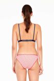 U.S. POLO ASSN. - Kadın Mercan - Pembe -Baskılı 3 lü Slip