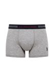 . - Erkek Battal Lacivert - Beyaz - Gri Melanj 3 Lü Boxer