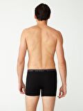. - Erkek Modal Siyah Uzun Paçalı Tekli Boxer