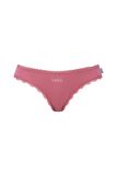 U.S. POLO ASSN. - Kadın Lacivert - Gülkurusu -Baskılı 3 lü Slip 