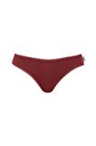 U.S. POLO ASSN. - Kadın Bordo - Lacivert - Baskılı 3 lü Slip 