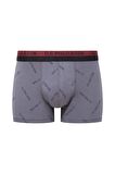 U.S. POLO ASSN. Erkek Baskılı-Bordo-Siyah 3 lü Boxer 