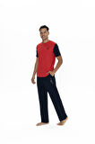 U.S. Polo Assn. Erkek Kırmızı Pijama Takım 