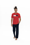 U.S. Polo Assn. Erkek Kırmızı Pijama Takım 