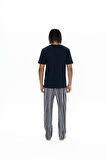 U.S. Polo Assn. Erkek Lacivert 3 Lü Pijama Takım 