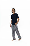 U.S. Polo Assn. Erkek Lacivert 3 Lü Pijama Takım 