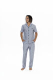 U.S. Polo Assn. Erkek Lacivert Pijama Takım 