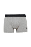 U.S. Polo Assn.  Erkek 200 Lacivert- Gri Melanj-Lacivert 3 lü Boxer 