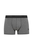 U.S. Polo Assn.  Erkek 200 Siyah-Antrasit Melanj - Siyah 3 lü Boxer 