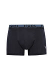 U.S. Polo Assn.  Erkek Mavi-Lacivert-Antrasit Melanj 3 lü Boxer 