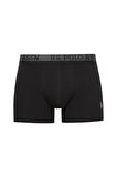 U.S. Polo Assn.  Erkek 201 Siyah-Antrasit Melanj - Siyah 3 lü Boxer 