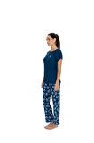 U.S. Polo Assn. Kadın Lacivert Pijama Takım 20105 