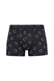 U.S. Polo Assn.  Erkek 211 Lacivert-Antrasit Melanj - Sİyah3 lü Boxer 