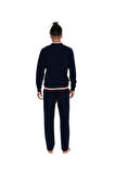 U.S. Polo Assn. Erkek Lacivert Pijama Takım 18922 