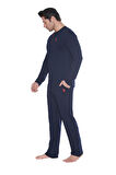 U.S. Polo Assn. Erkek Lacivert Pijama Takım 