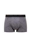 U.S. Polo Assn. 80651 Siyah - Siyah - Baskılı 3 lü Boxer 