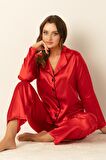 DoReMi Uzun Kollu Saten Pijama Takımı
