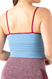 Gigotto Seamless Dantel Detaylı Blue Büstiyer