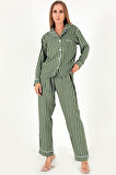 DoReMi Stripes Uzun Kollu Kadın Pijama Takım