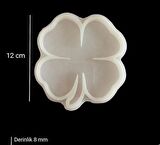12cm - Yonca Model Bardak Altı Kalıbı