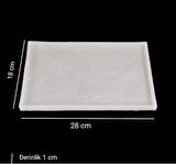 28x18 cm - Dikdörtgen Tepsi Kalıbı