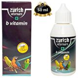 Zurich Kuşlar İçin B vitamini 50 ml