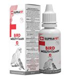 Supravet Plus Kanarya, Papağan, Güvercin ve Muhabbet Kuşları için Multivitamin Damla 30 ml
