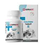 Supravet Calcium Kedi Ve Köpekler İçin Kalsiyum Tablet 75 Adet