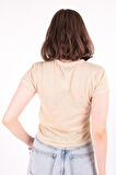Busem S0016230 Kadın Flamlı İnce T-Shirt