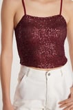 Kadın Slim Fit Dar Kesim Bordo Sıfır Kol U Yaka Bluz