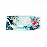 Apnea Corsica Maske Şnorkel Set Şeffaf/Turkuaz