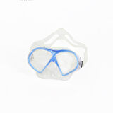 Apnea Corsica Maske Şnorkel Set Şeffaf/Mavi
