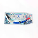 Apnea Corsica Maske Şnorkel Set Şeffaf/Mavi