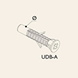 Tuğla Boşluk Dübeli 10 Mm (100 Adet)