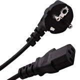 Powermaster 3x1 Mm 10 Metre C7 Power Güç Kablo Bilgisayar Monitör Pc Güç Kablosu