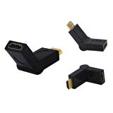 HDMI ERKEK DİŞİ ARA OYNAR BAŞLI APARAT POWERMASTER