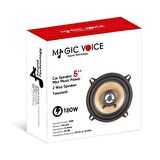 Magicvoice MV-861 5" Tweeter’lı 180W 13 Cm Tekli Oto Hoparlör