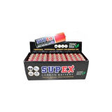 Supex R03 1.5 Volt Çinko Karbon AAA Kalem Pil 60'lı İnce Kalem Pil