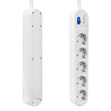 Vea VE-VEGA105 Grup Priz Uzatma 5 Li Priz 1.5 Metre 3500 Watt 16 Amper Isıya Dayanıklı Akım Korumalı Priz