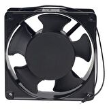 220 Volt 12 Cm Demir Kasa Fanı 12*12*38