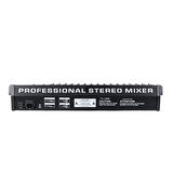Magicvoice MV-P1600 16 Kanal Mikser USB Bluetooth Destekli Deck Mixer Mikrofon Aux Girişli LCD Ekran