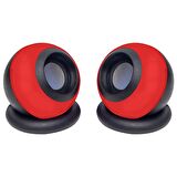 MAGICVOICE D-08L 1 + 1 USB MİNİ OVAL HOPARLÖR ( 3W+3W*4 OHM)