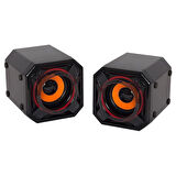 Magicvoice A8 1+1 USB Mini Hoparlör - Speaker (2*5 Watt - 3 Ohm)