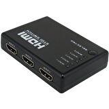 POWERMASTER PM-8342 5 GİRİŞ 1 ÇIKIŞ HDMI TOPLAYICI SWITCHER ADAPTÖRSÜZ