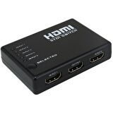 POWERMASTER PM-8342 5 GİRİŞ 1 ÇIKIŞ HDMI TOPLAYICI SWITCHER ADAPTÖRSÜZ