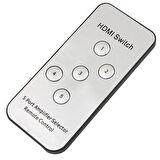 POWERMASTER PM-8342 5 GİRİŞ 1 ÇIKIŞ HDMI TOPLAYICI SWITCHER ADAPTÖRSÜZ